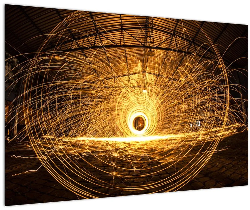 Tablou - Disc luminos (90x60 cm)