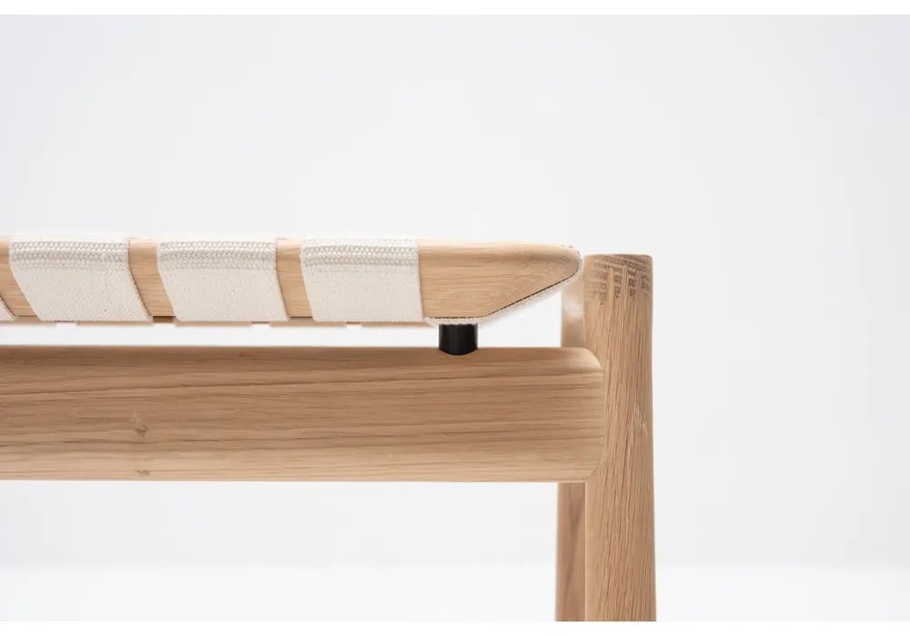 Bancă alb-natural Klupa - Gazzda