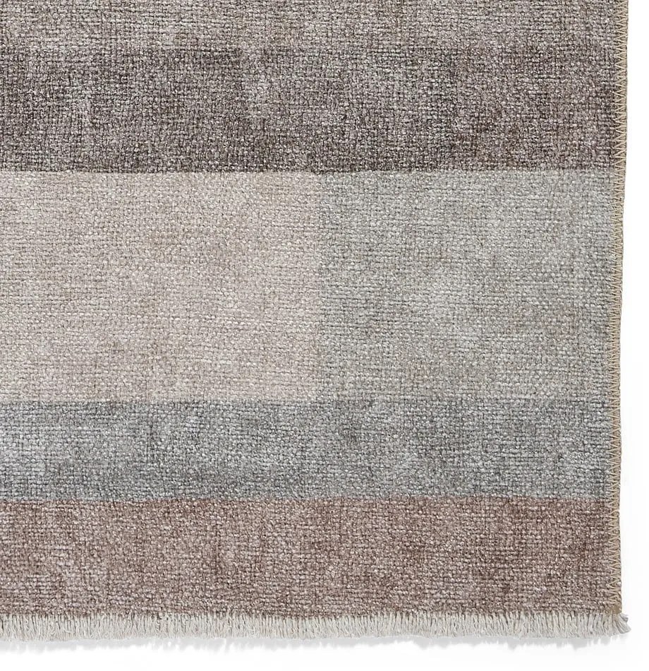 Covor tip traversă bej lavabil din amestec de bumbac 60x170 cm Whisper – Think Rugs