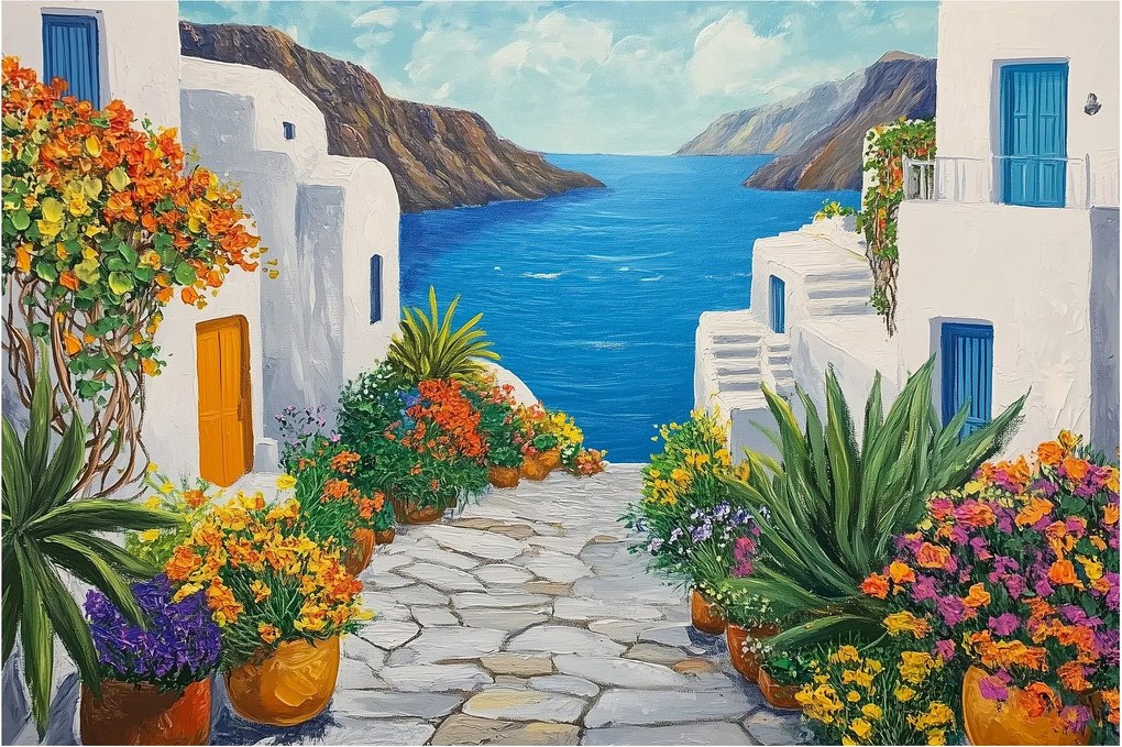 Tablou - Alee grecească (90x60 cm)