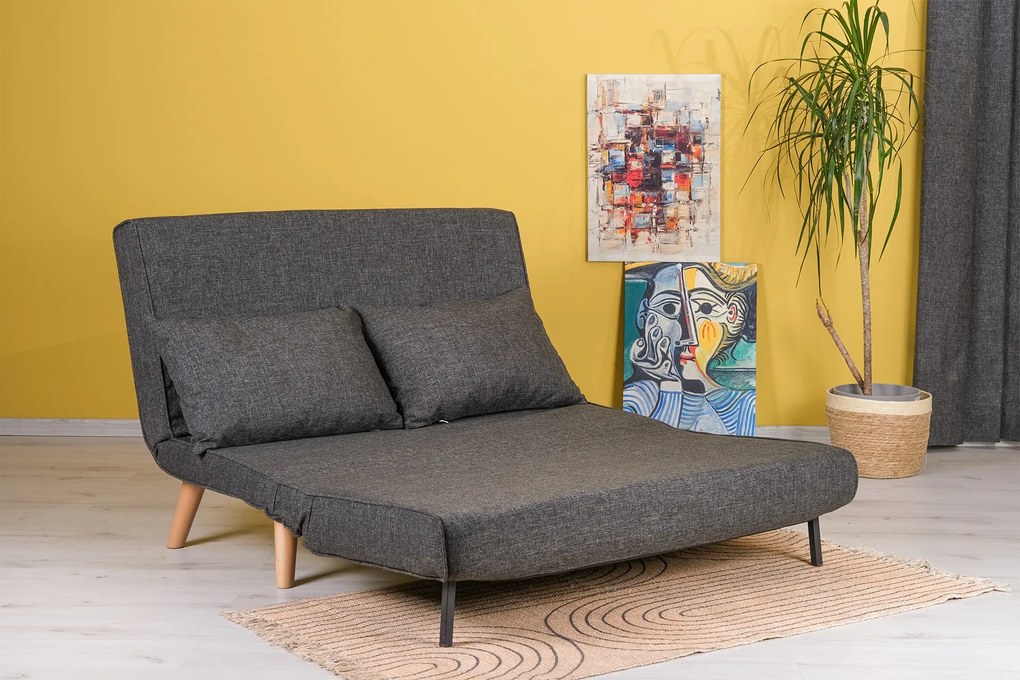 Canapea futon Fillie (Gri închis). 1073398