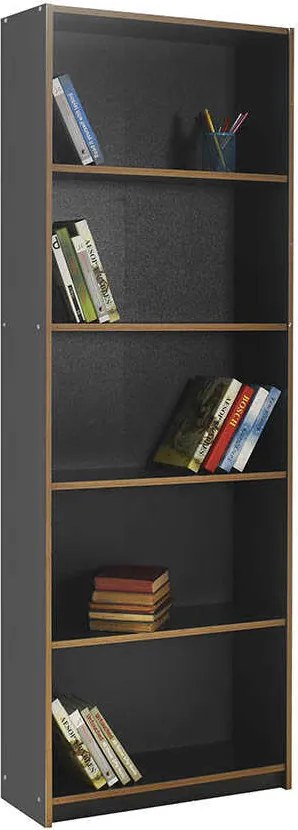 Biblioteca Adore Modern, 5 rafturi, 64x182x26 cm