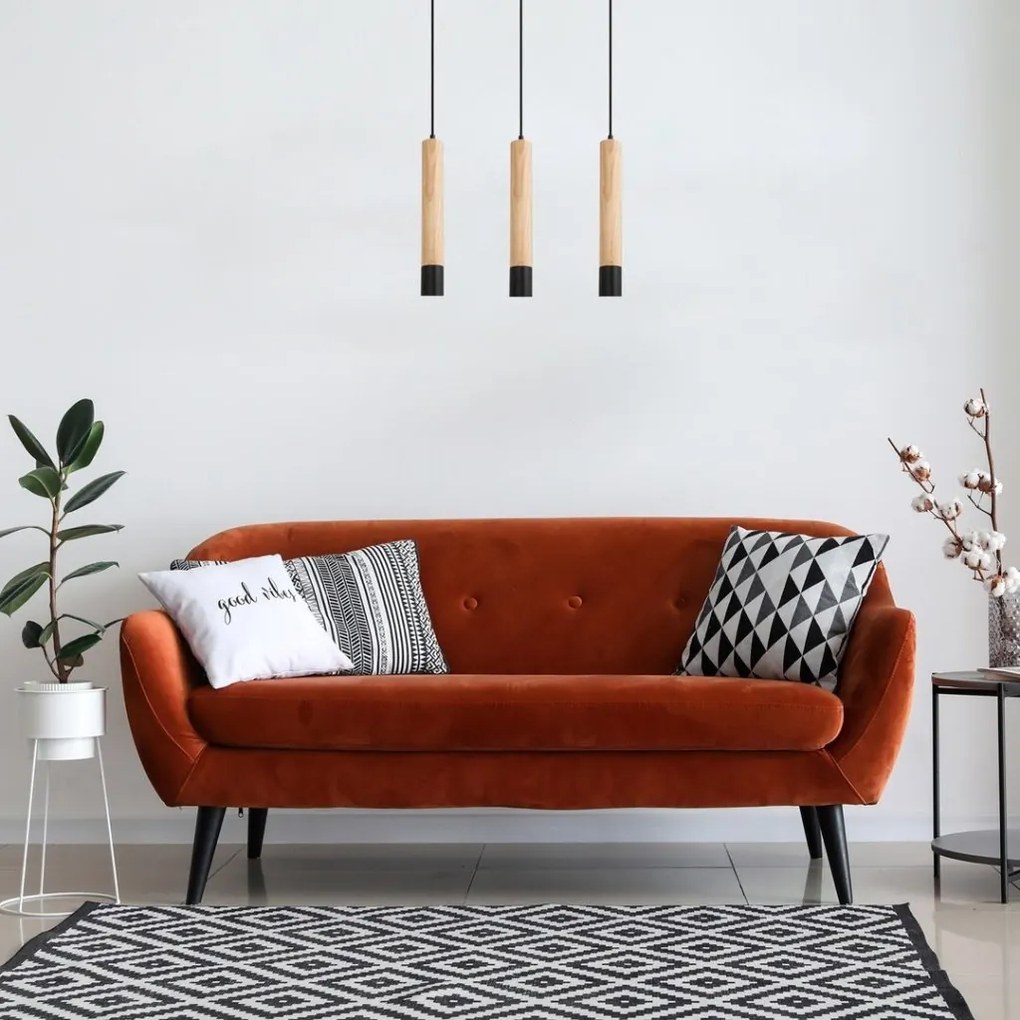 Lustra suspendata stil minimalist Braulia 3L