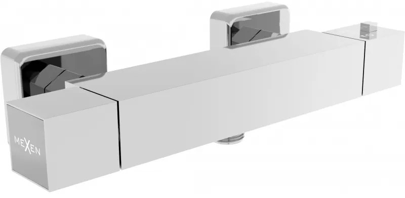 Mexen Cube baterie de duș termostatică, crom - 77200-00