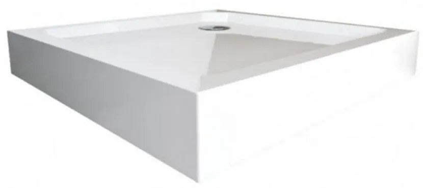 Gemini pătrat SMC tavă de duș, dimensiune 90x90x15 cm