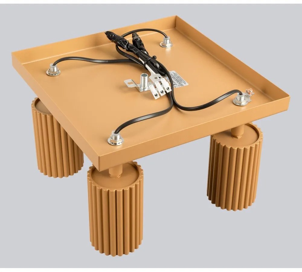 Spot auriu 25x25 cm Gleam – Sollux