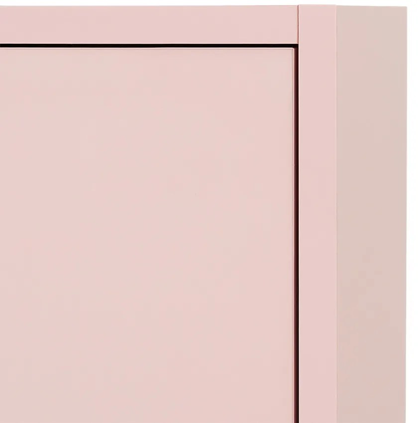 Boxie 1 ușă dulap de perete 40x40x37 cm roz