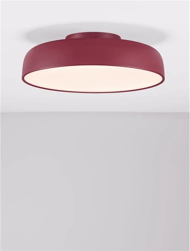 Plafoniera LED stil modern 3000K NOELIA bordeaux 50cm