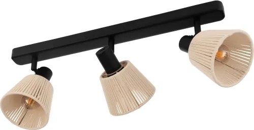 Eglo 44141 - Spot SEAGARD 3xE14/40W/230V bej/negru