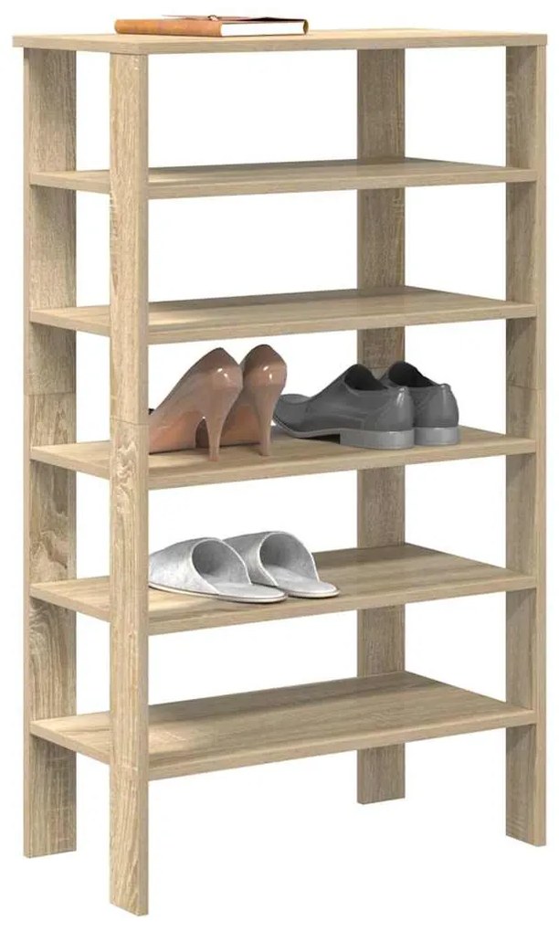 vidaXL Pantofar, stejar sonoma, 61x32x105 cm, lemn prelucrat