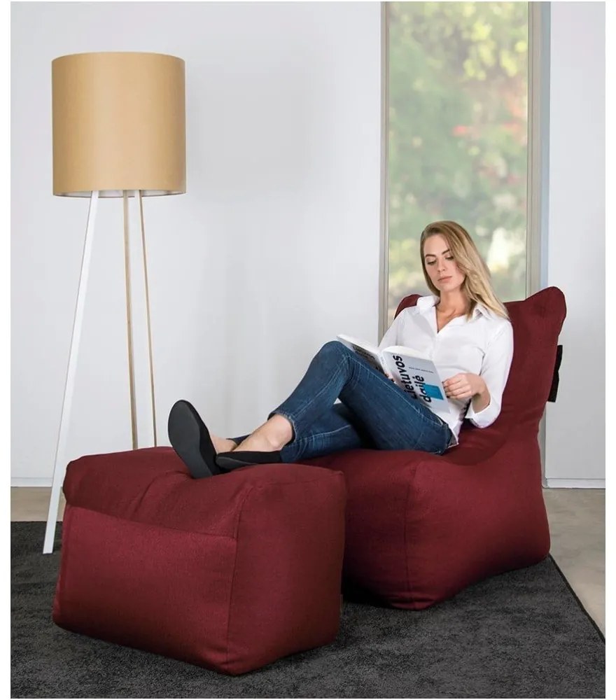 Fotoliu bean bag verde Plus 70 Lounge – SLOWDOWN