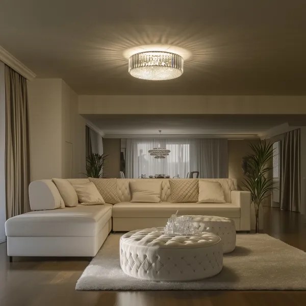 Brilagi - Lustră LED cu cristale GLAMOUR, 5x G9, 42W, 230V