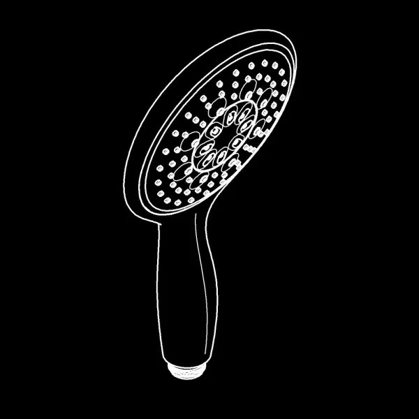 GROHE VITALIO RAIN 26107000 - duș de mână, diametru 130 mm, crom lucios