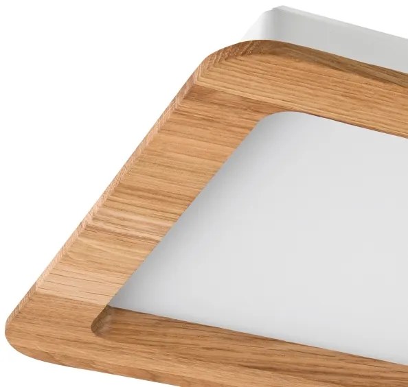 Corp de iluminat LED încastrat WOODY SPOT LED/17W/230V 3000K stejar 18,5x18,5 cm