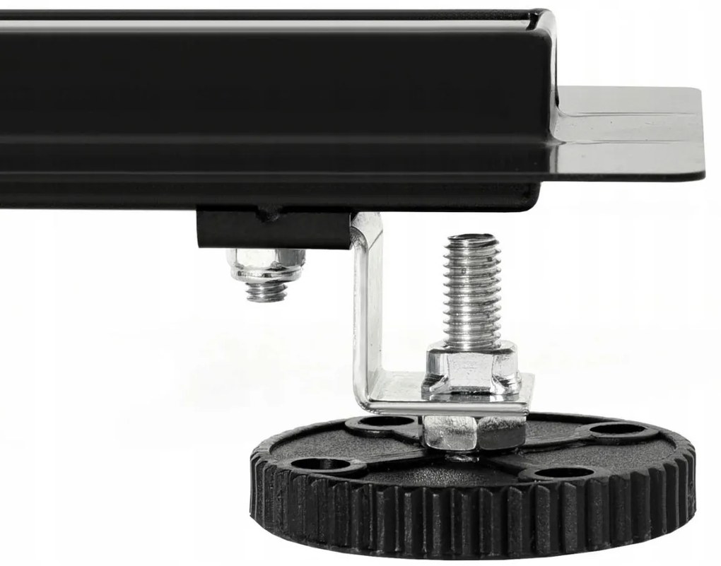 Set rigola pentru dus cu capac Neo Slim Pro Negru - 60 cm