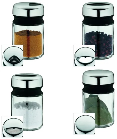 Set de recipiente pentru condimente 4 buc. WMF DEPOT 9,5 cm crom