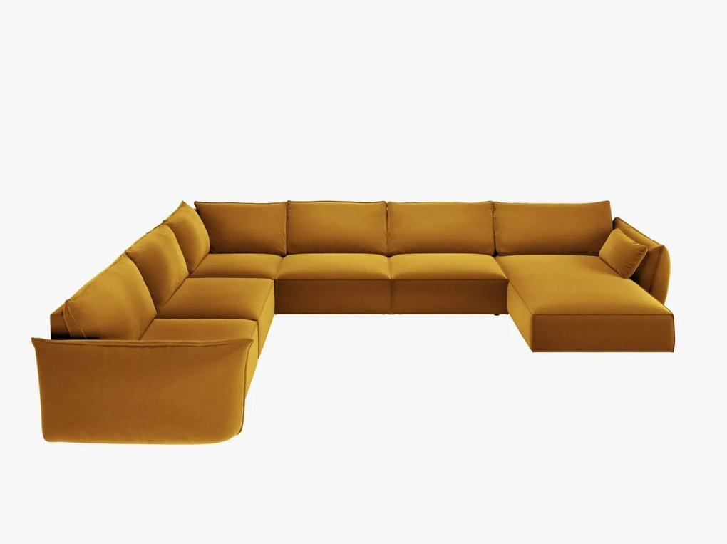 Coltar 8 locuri Kaelle catifea L384 cm