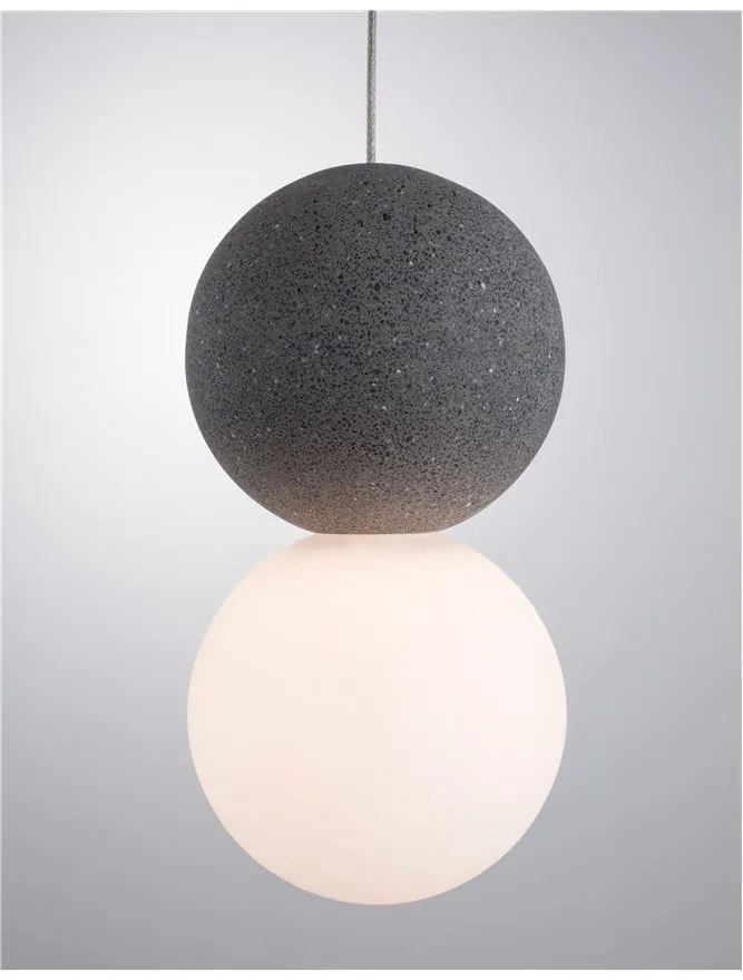 Pendul design modern ZERO, beton gri NVL-9704191