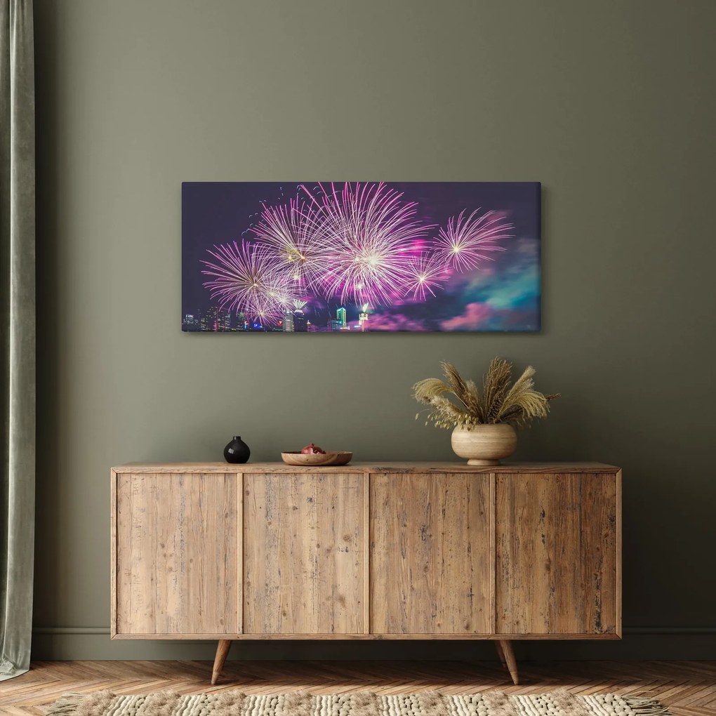 Tablou cu artificii (120x50 cm)