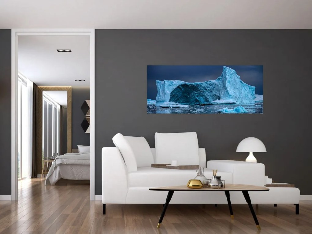 Tablou - Peștera de gheață (120x50 cm)