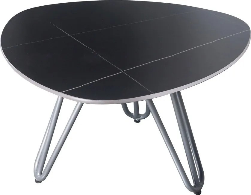 Masă auxiliară de grădină cu blat din piatră 68x67,5 cm Alina – Garden Pleasure