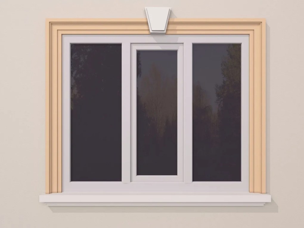 Ancadrament fereastra exterior FP106 dimensiuni 140x62x2000mm