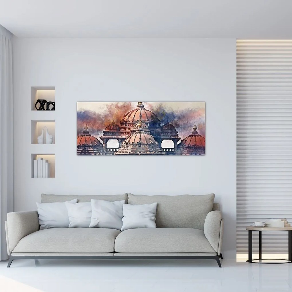 Tablou - Akshardham, New Delhi, India (120x50 cm)