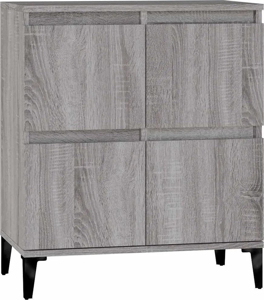 vidaXL Servantă, sonoma gri, 60x35x70 cm, lemn prelucrat