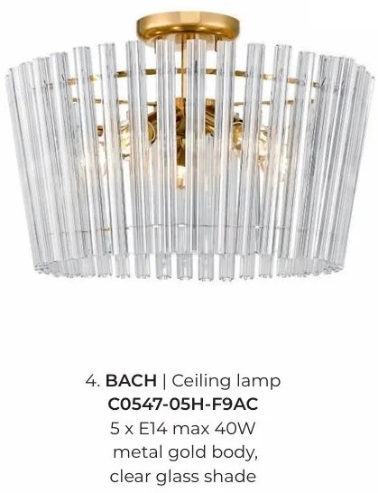 Lustra aplicata design modern BACH 41,5cm
