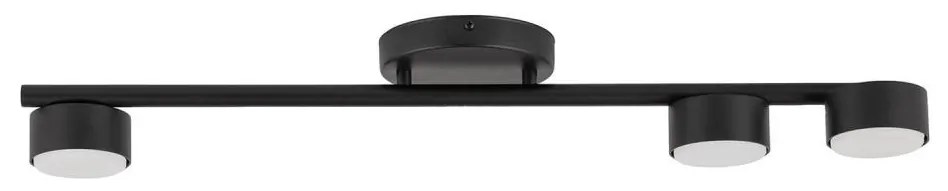 Spot PUNTO 3xGX53/12W/230V negru