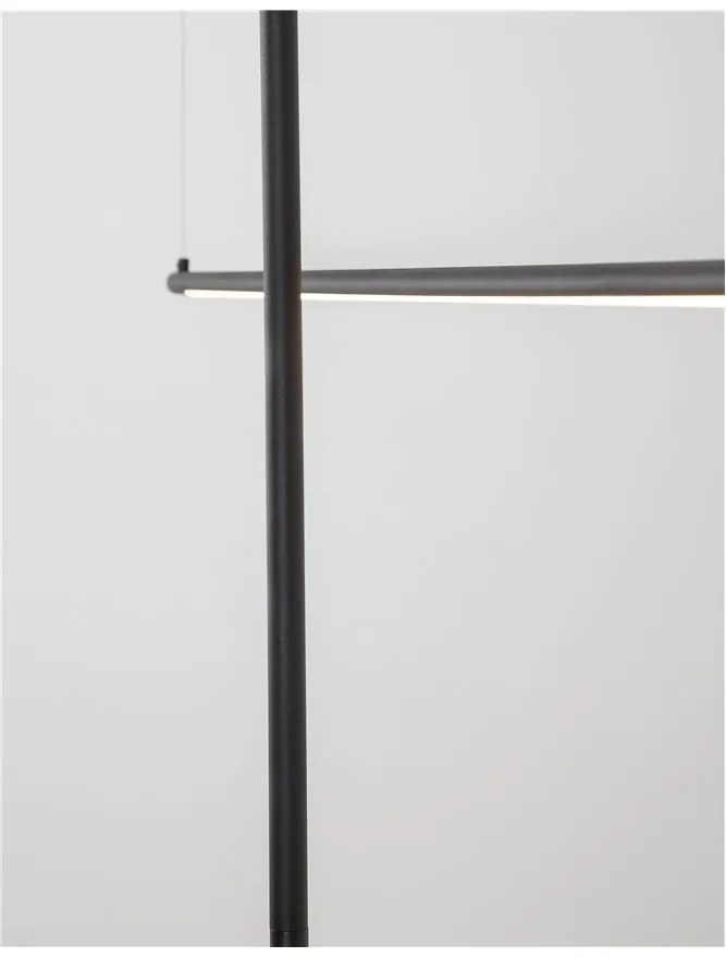 Pendul LED design liniar ELETTRA negru