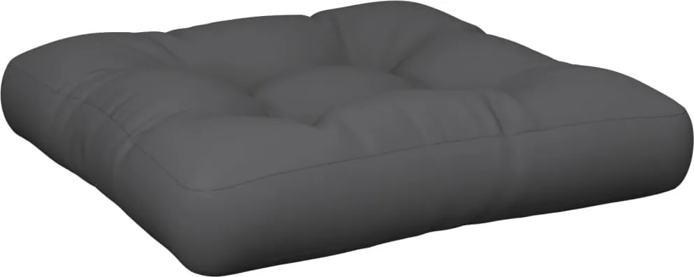 vidaXL Pernă de paleți, antracit, 58x58x10 cm, material textil