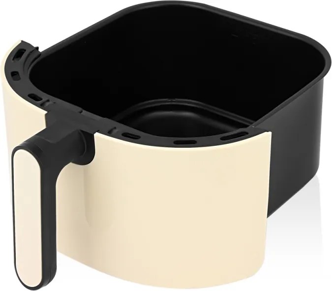 Friteuza Zilan ZLN9984 tip air fryer, 1500W, capacitate 5L, temperatura maxima 200 grade, Crem
