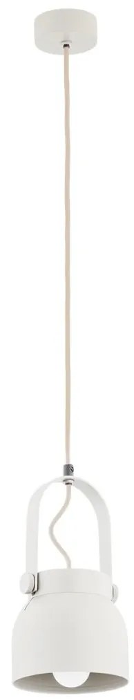 Pendul design modern LOGAN alb 14cm