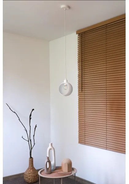 Duolla - Pendul pe cablu IRONLINE 1xE27/15W/230V, alb