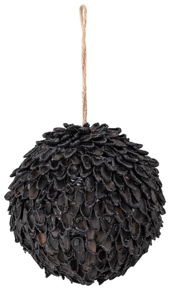 Ornament negru suspendat de Crăciun Bloomingville Pavana