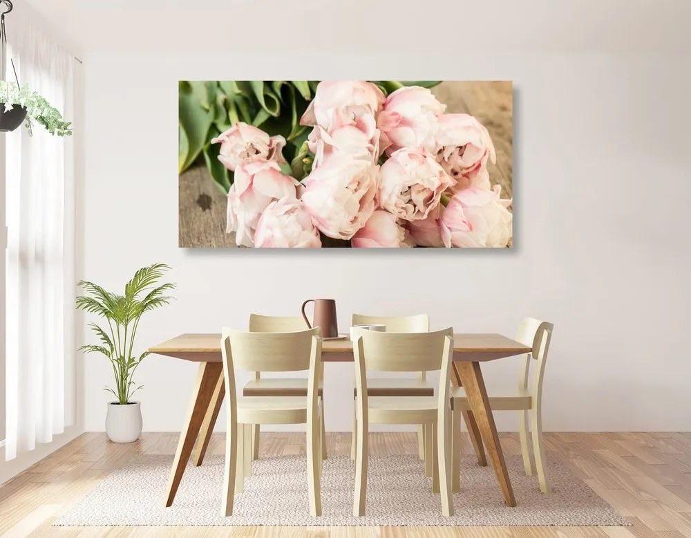 Tablou buchetul de flori romantic