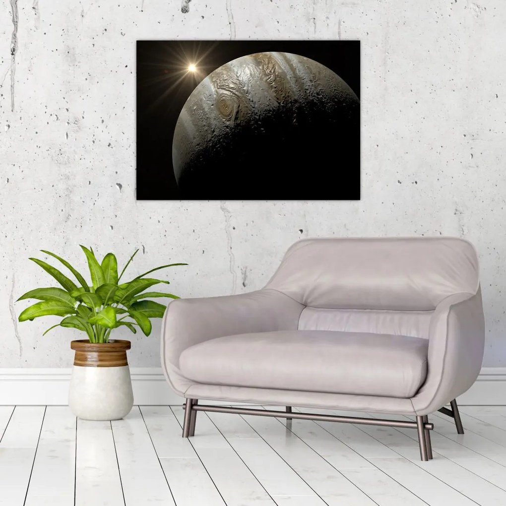 Tablou cu planetă în cosmos (70x50 cm)