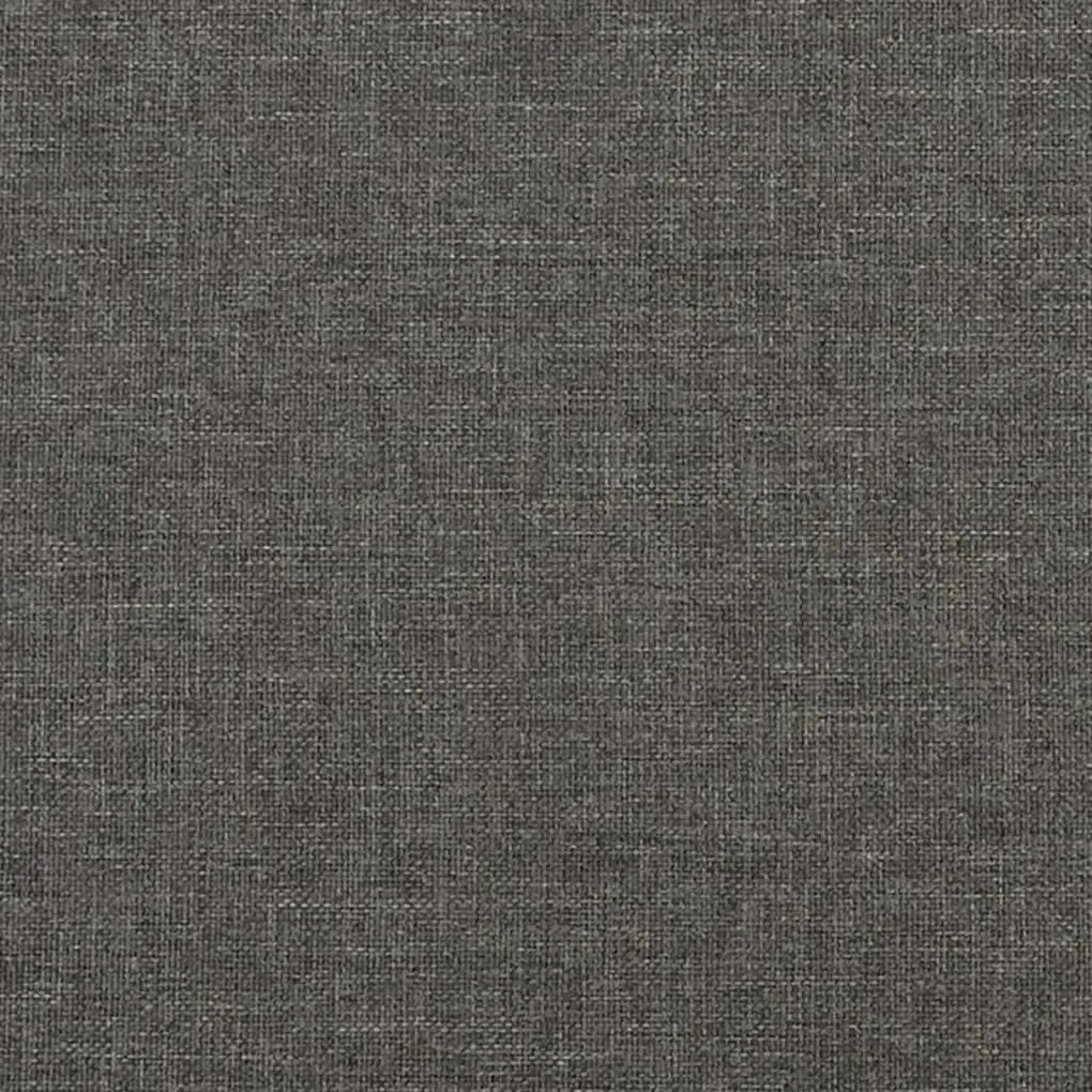 Cadru de pat, gri inchis, 80x200 cm, textil Morke gra, 35 cm, 80 x 200 cm