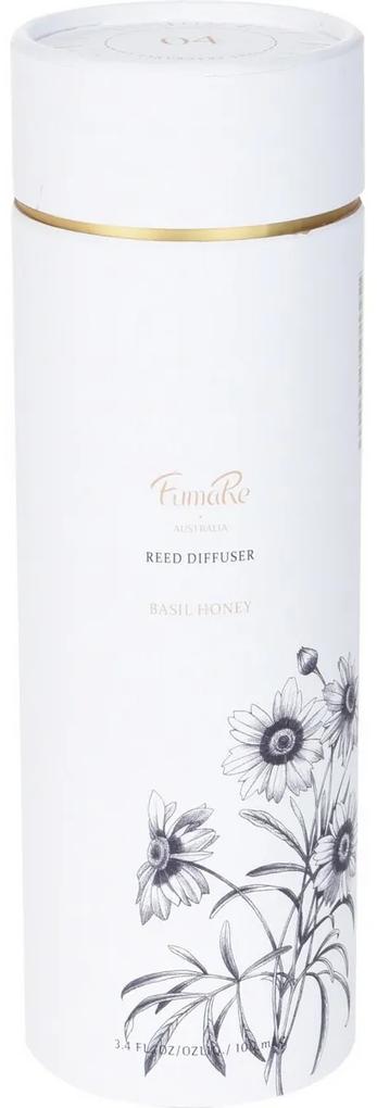 Difuzor de arome cu bețișoare FumaRe Basil honey, 100 ml