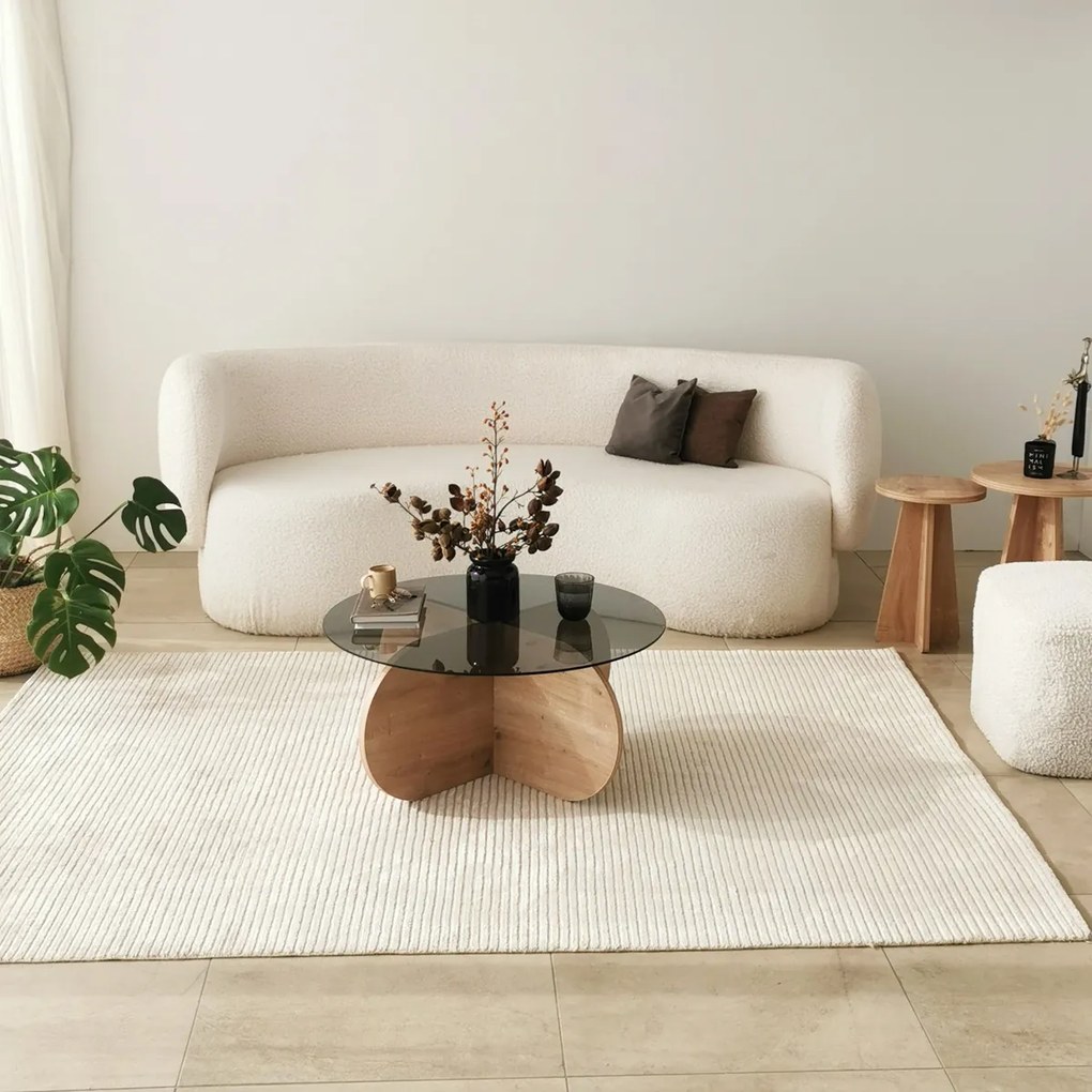 Măsuță de conferință Bubble Sapphire Oak Fume