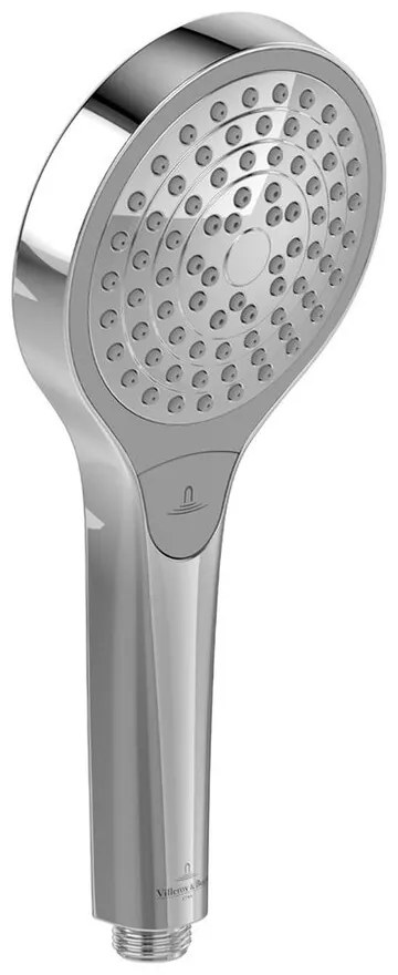 Para de dus Villeroy&Boch Verve crom lucios cu 3 functii