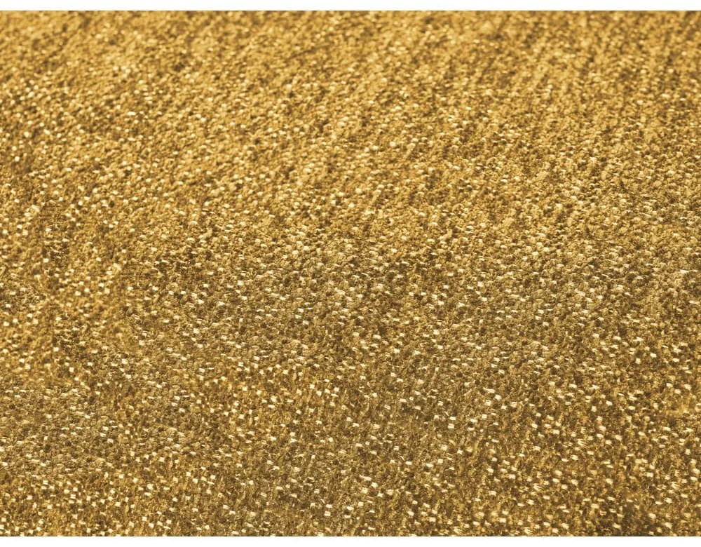 Colțar galben muștar extensibil/cu spațiu de depozitare cu tapițerie din chenille (cu colț pe partea stângă/cu șezlong) Everest – Bobochic Paris