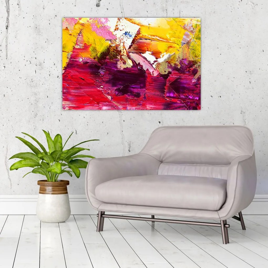 Tablou cu abstracție - pictura (90x60 cm)