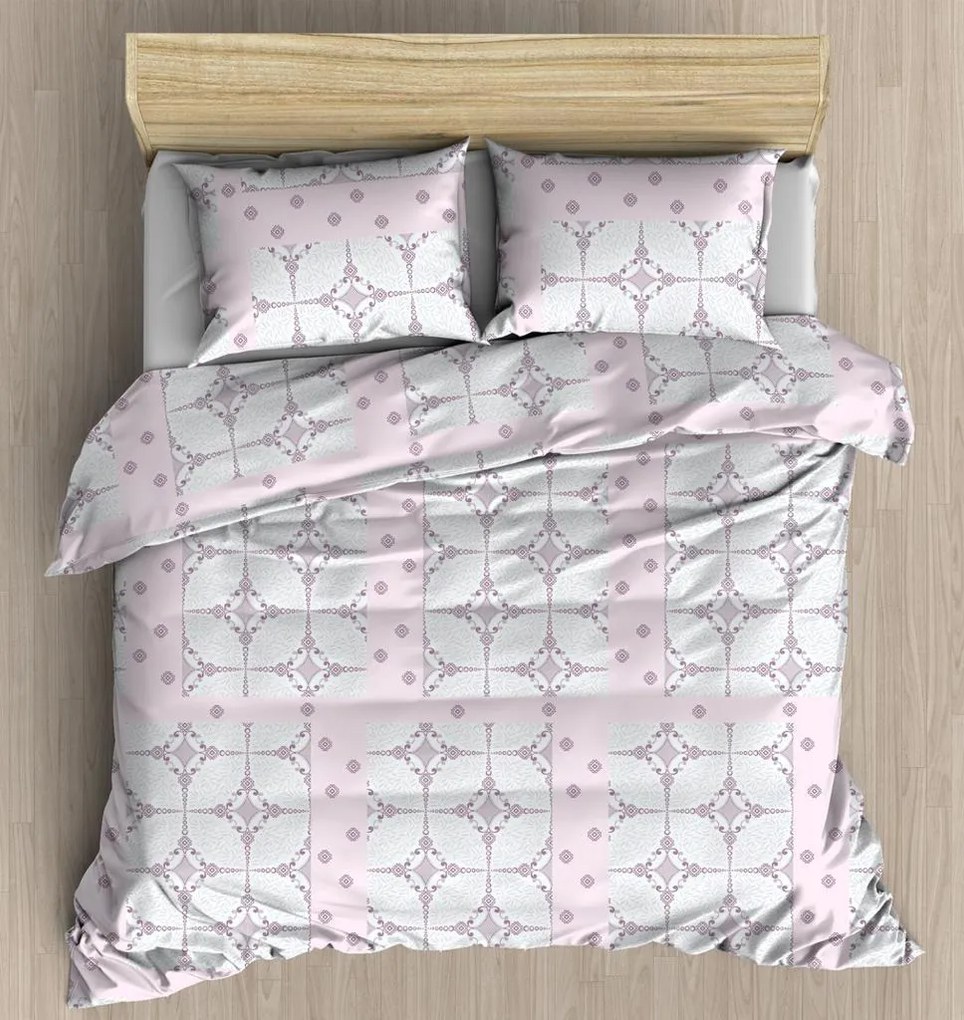 Lenjerie de pat bumbac PONSA roz Dimensiunile lenjeriei: 70 x 90 cm | 140 x 220 cm