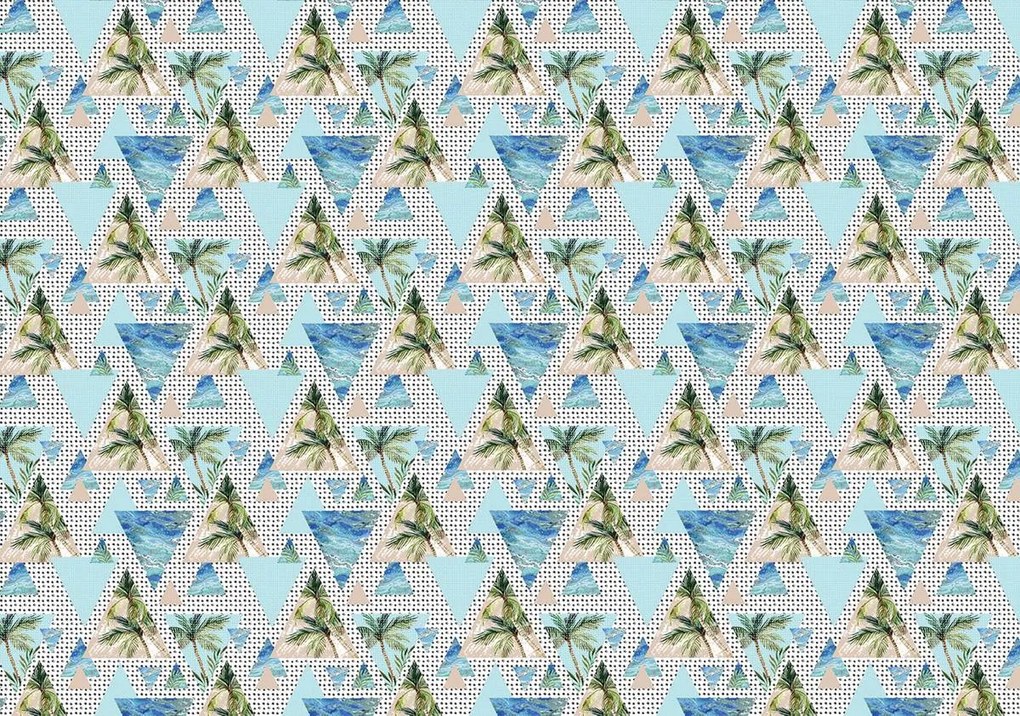 Fototapet - Mozaic  din ocean (254x184 cm)