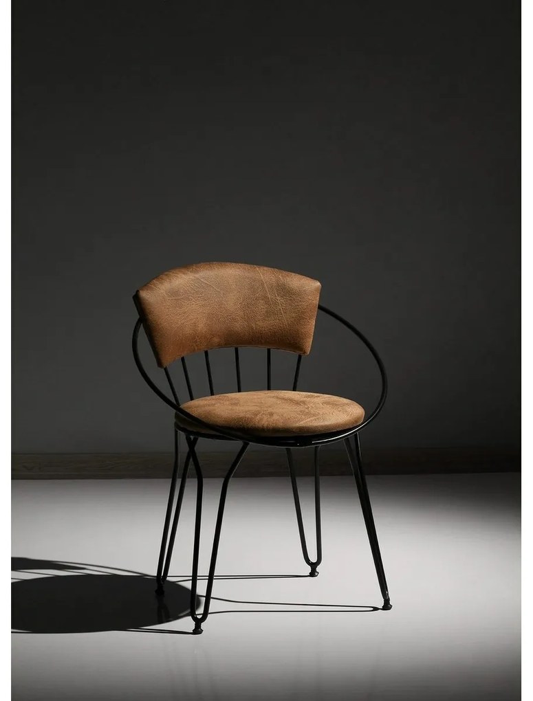 Set de scaune de sufragerie Istanbul Beige andBlack, 2 buc.