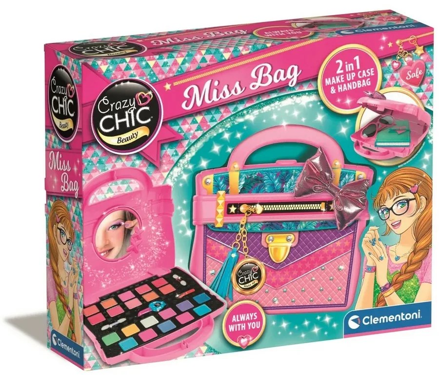 Clementoni Crazy CHIC Set de machiaj în valiză