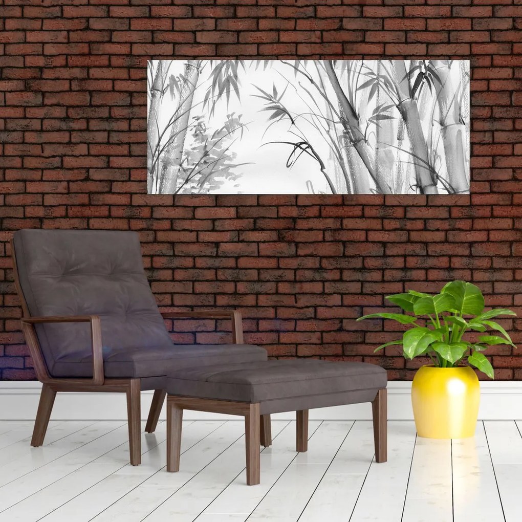 Tablou - Pădure de bambus (120x50 cm)