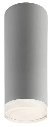 Plafonieră gri cu abajur din sticlă - LAMKUR